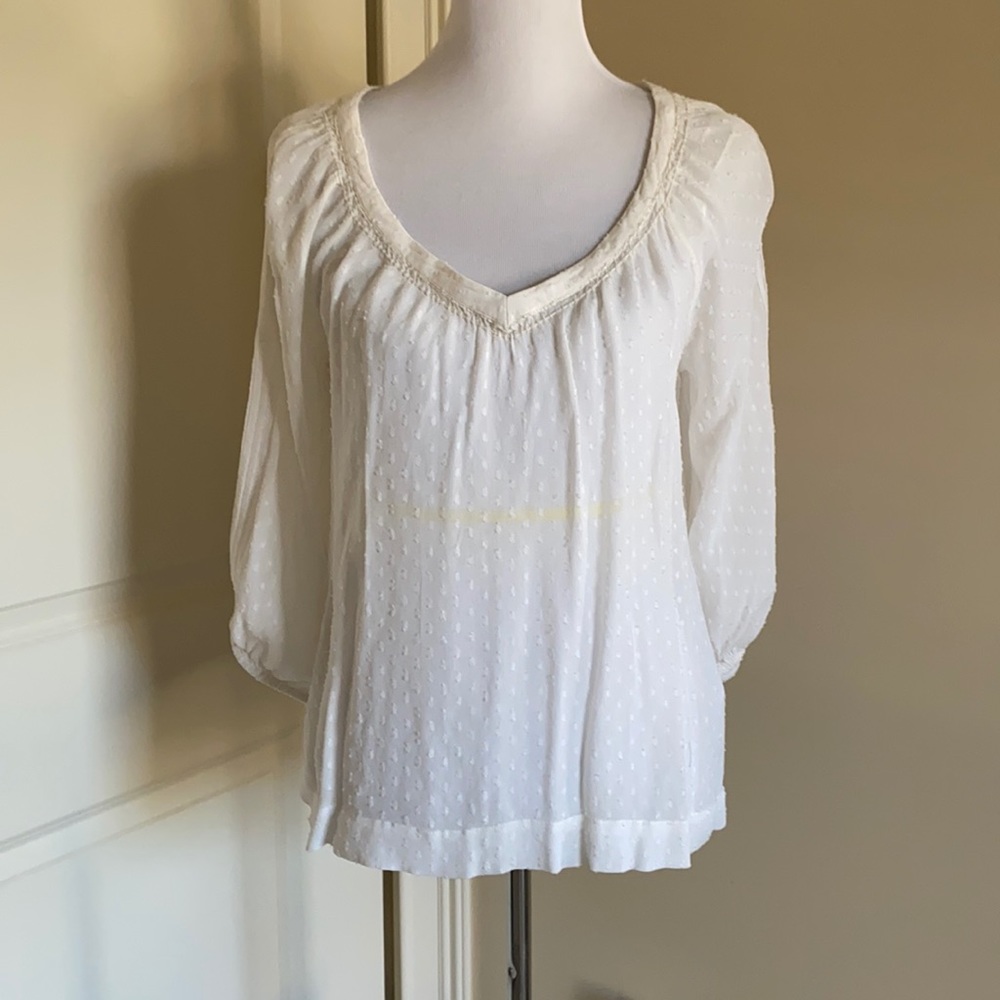 Lucky Brand sheer top